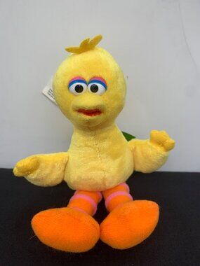 Sesame Street Big Bird Plush Toy By Gund 7" Collectible Yellow Stuffed Animal So